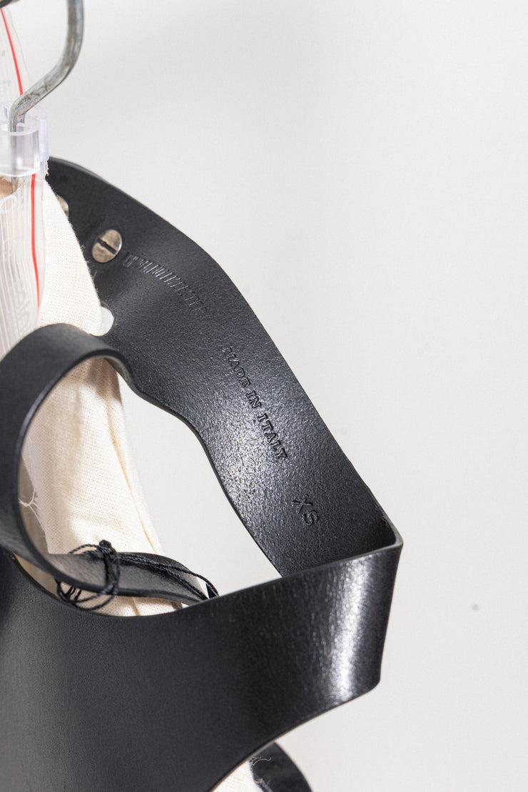 ANN DEMEULEMEESTER - SS16 Leather harness (runway)