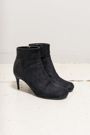 RICK OWENS - Suede leather boots