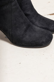 RICK OWENS - Suede leather boots