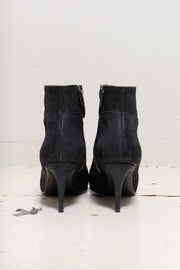 RICK OWENS - Suede leather boots