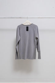 RICK OWENS SLAB - Pale blue sweater with ribbed cuffs (sample)