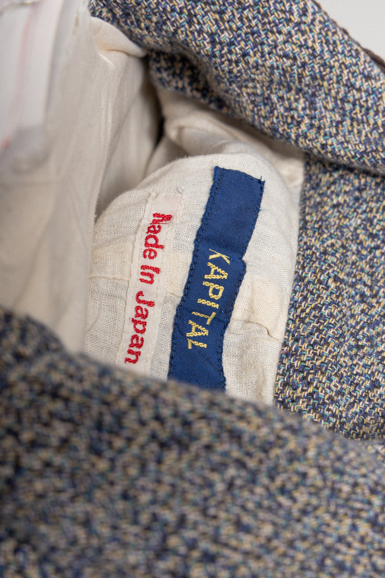 KAPITAL - Speckled textured jacket with front buttoning – L'OBSCUR