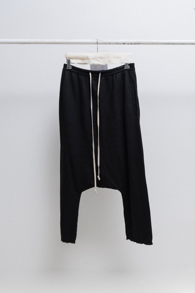 RICK OWENS - FW16 « MASTODON » Cashmere wool drawstring pants