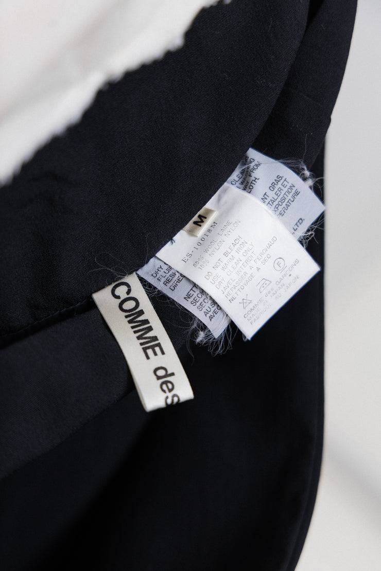 COMME DES GARÇONS - SS91 Extra long wool skirt to fold up