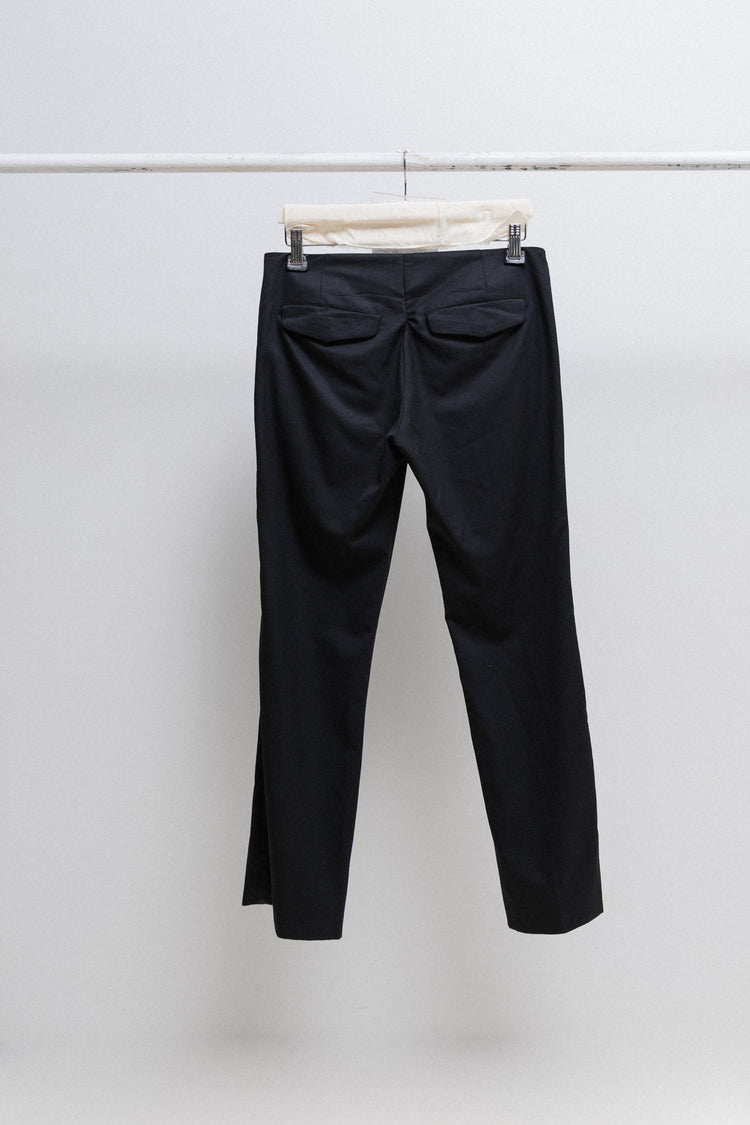 JULIUS 7 - FW06 « Fixed » Wool twill pants with waist