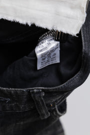 L.G.B - Wolf ripped biker denim with zipper details