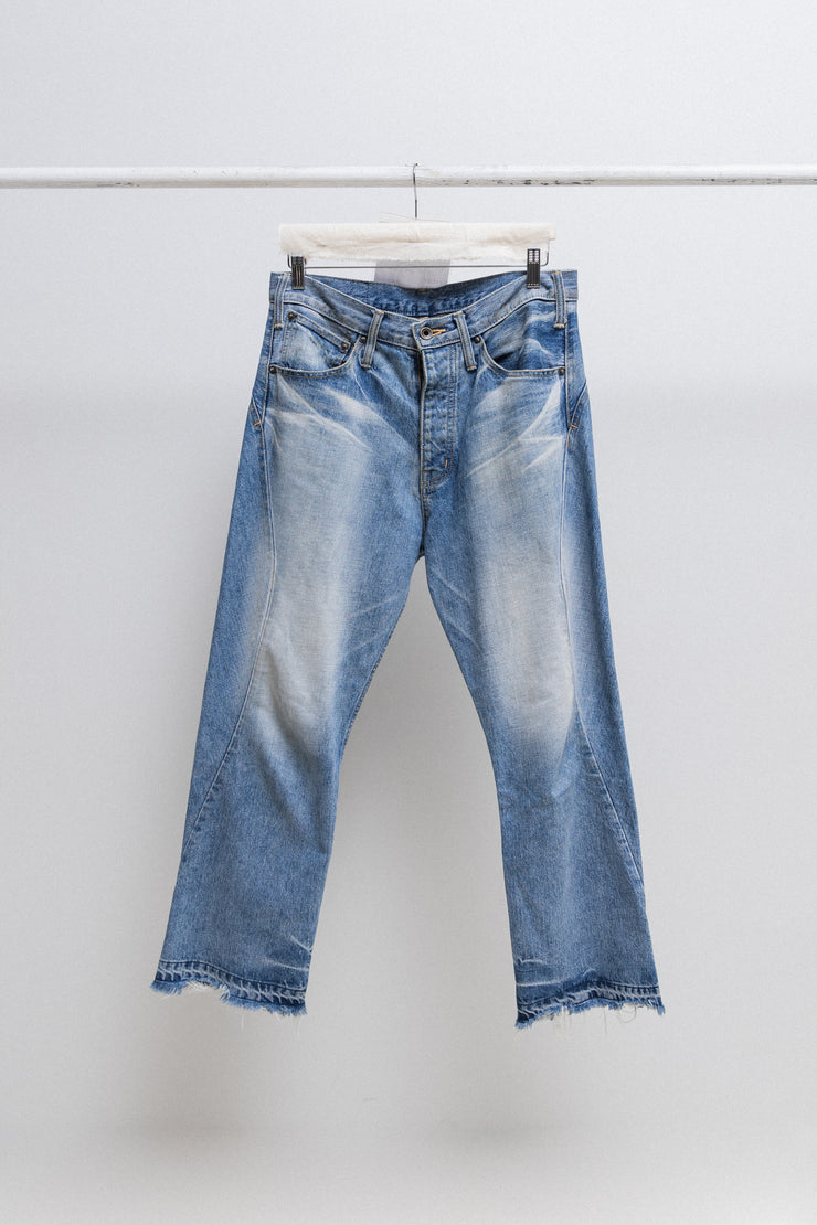 L.G.B - ST104 Wide jeans with back pocket details