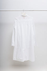 AF VANDEVORST - SS08 Cotton shirt dress with pleats and waist pocket (runway)