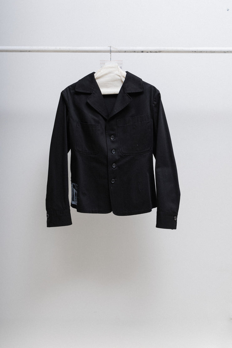 YOHJI YAMAMOTO - SS03 Button up cotton jacket with back patches