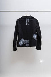 YOHJI YAMAMOTO - SS03 Button up cotton jacket with back patches