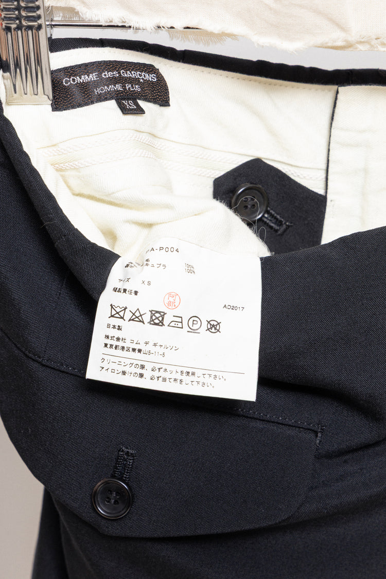 COMME DES GARÇONS HOMME PLUS - SS18 « Disco » Wide wool pants with