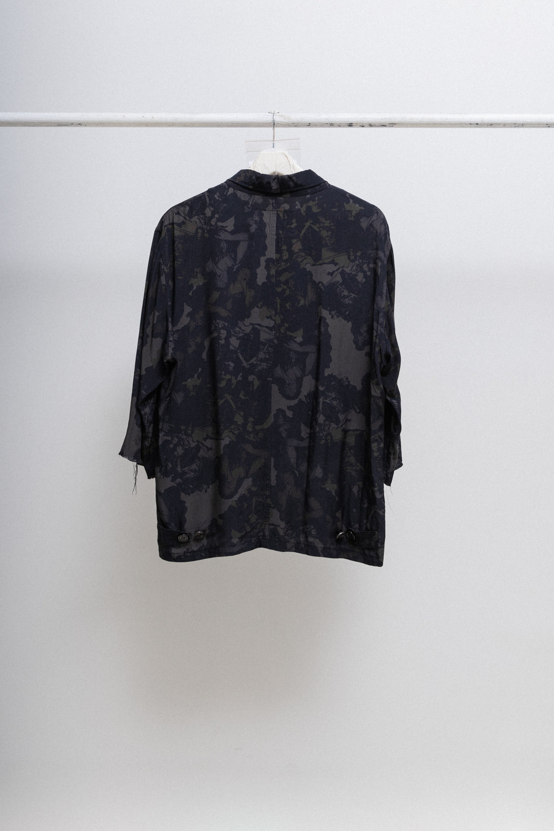 UNDERCOVER - Spring 2003 « SCAB » Public Enemy camo zip up shirt