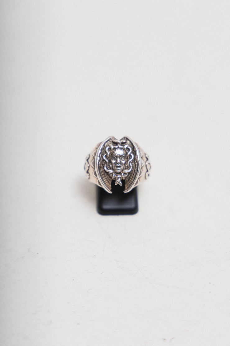 YOHJI YAMAMOTO GOTHIC - Silver 950 Medusa ring