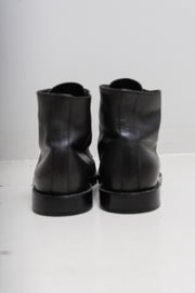 ANN DEMEULEMEESTER - High top leather shoes