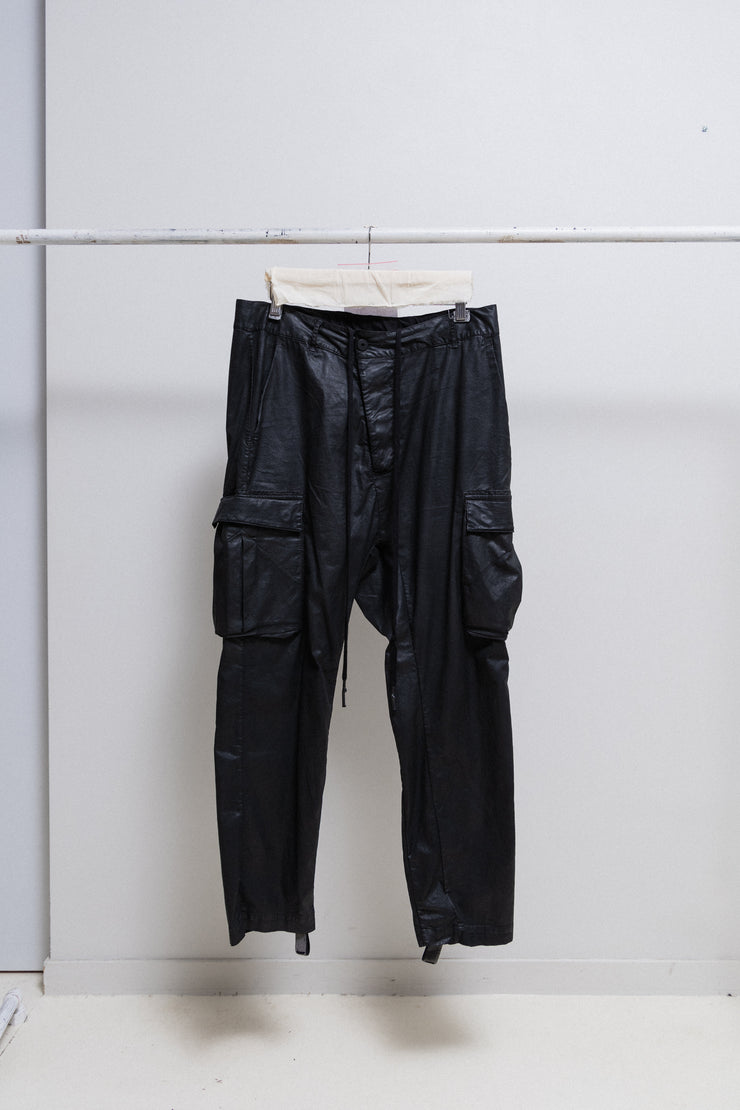 BORIS BIDJAN SABERI 11 - P21 Object dyed coated pocket pants