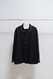 YOHJI YAMAMOTO POUR HOMME - SS03 Cotton jacket with contrasting piping