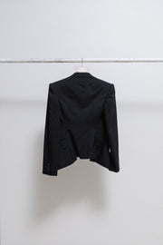 JUNYA WATANABE - SS10 Mohair wool military style jacket with chain closure