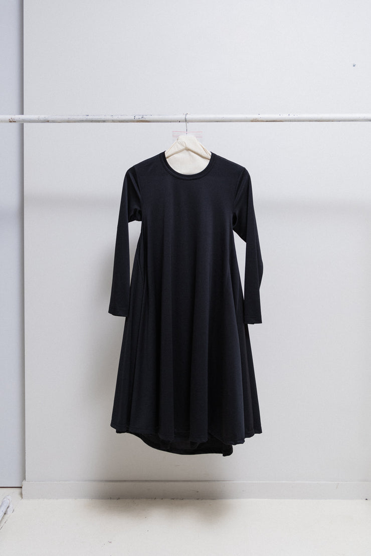 COMME DES GARÇONS - FW21 Polyester dress with back drape