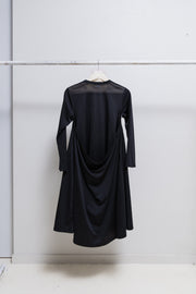 COMME DES GARÇONS - FW21 Polyester dress with back drape