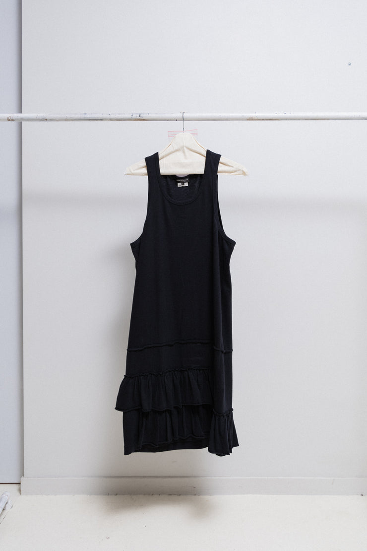 COMME DES GARÇONS HOMME PLUS - SS09 « Black is best » Cotton dress top with ruffles