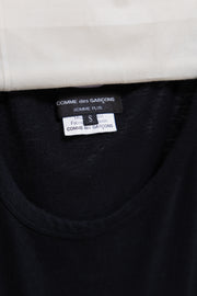 COMME DES GARÇONS HOMME PLUS - SS09 « Black is best » Cotton dress top with ruffles