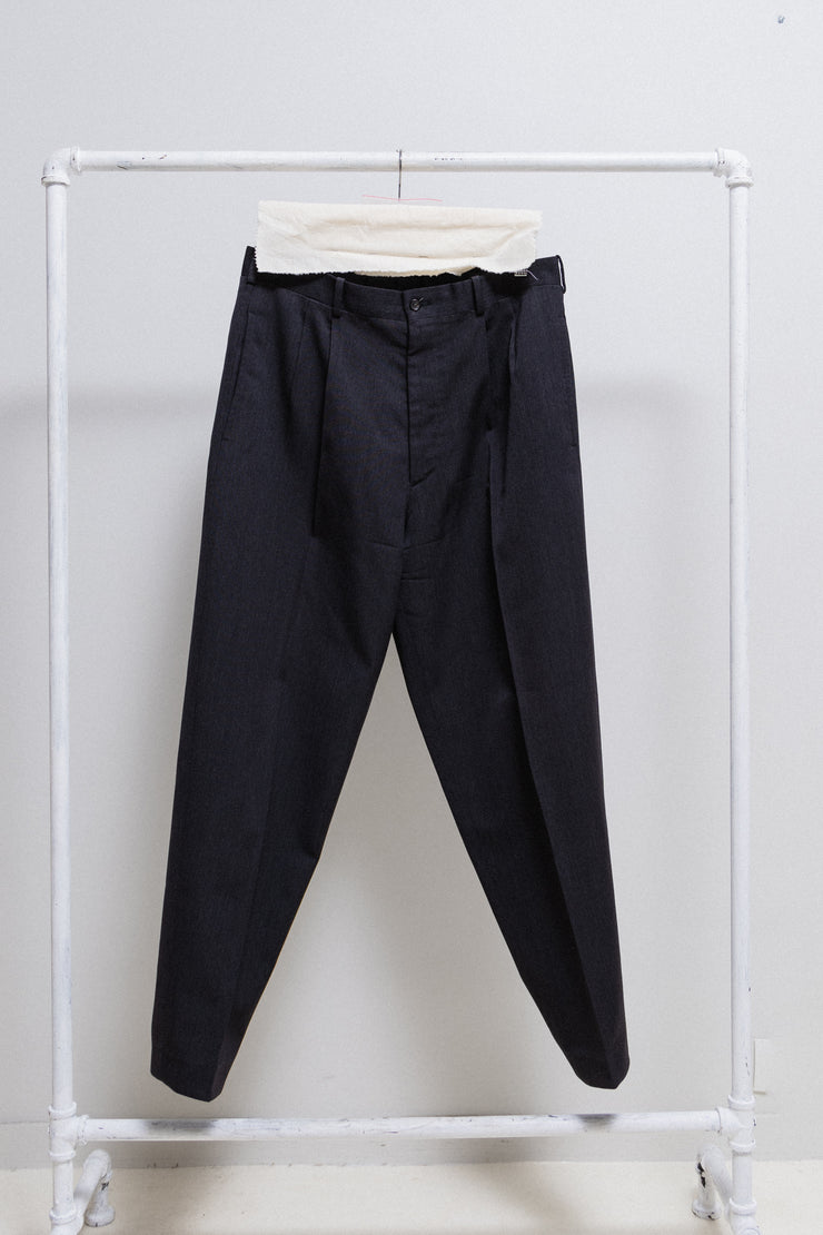 YOHJI YAMAMOTO GOTHIC HOMME - Wide wool pants with pleats details (90’s)