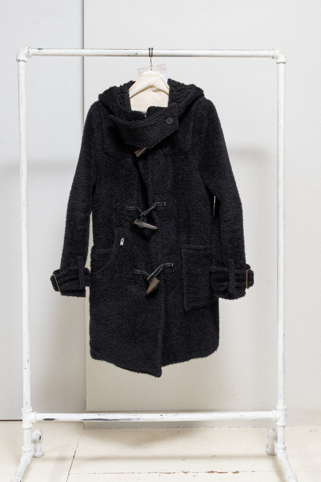 L.G.B - Alpaca wool fuzzy duffle coat – L'OBSCUR