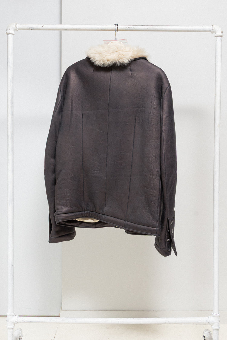 R*C様 【希少】Rick Owens シアリングジャケット PLINTH レザ RICK OWENS - FW13 « PLINTH » Shearling lamb leather jacket with