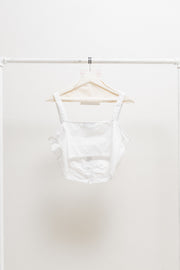 ANN DEMEULEMEESTER - SS94 Pleated cotton bra top (runway)