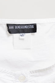 ANN DEMEULEMEESTER - SS94 Pleated cotton bra top (runway)