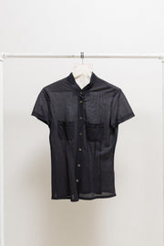 ANN DEMEULEMEESTER - 90’s See-through button up top