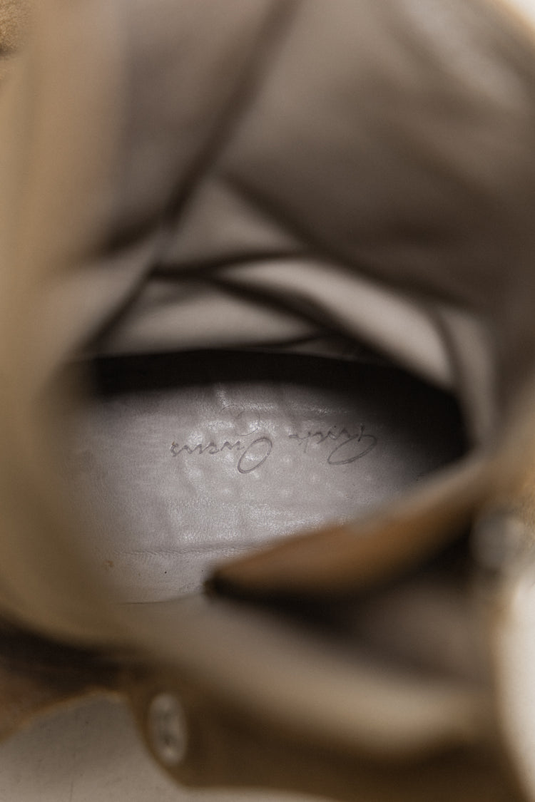 「ゆかりさん専用」Rick Owens リックオウエンス 12SS RICK OWENS - SS12 « NASKA » Mega tongue suede high boots (runway