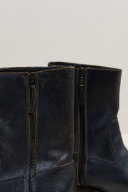 CARPE DIEM - Curved toe leather boots