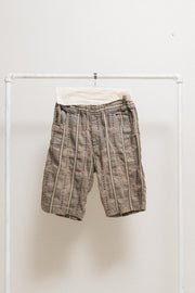 UNDERCOVER - SS03 « SCAB » Electro Hippies patterned shorts with flap pockets