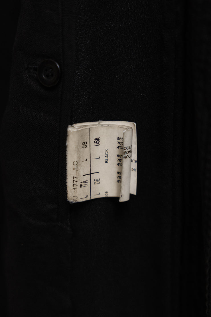 RICK OWENS - FW06 « DUSTULATOR » Soft lamb leather intarsia jacket