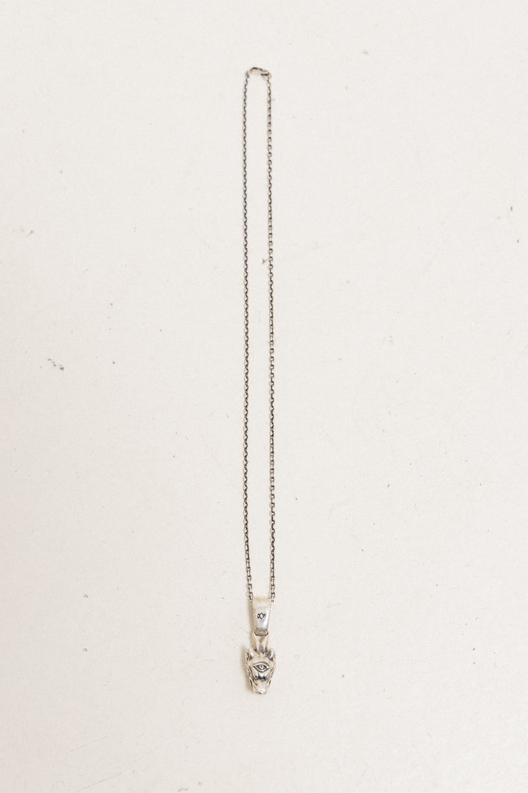 YOHJI YAMAMOTO GOTHIC - Silver 950 Wolf pendant necklace