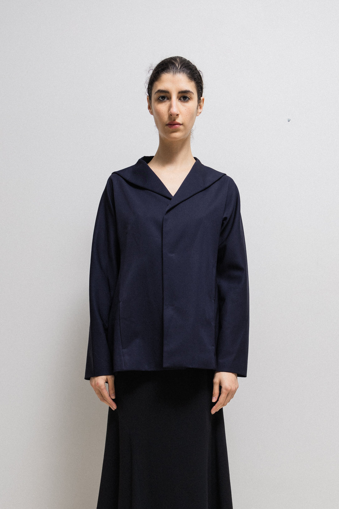 YOHJI YAMAMOTO - 90's Gabardine wool sailor jacket with