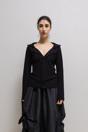 YOHJI YAMAMOTO Y'S -  Wool light jacket with snap buttons