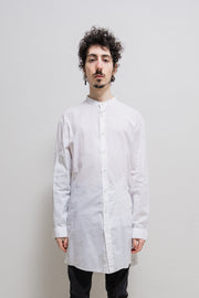 YOHJI YAMAMOTO Y'S FOR MEN - Long button up shirt with embroideries