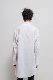 YOHJI YAMAMOTO Y'S FOR MEN - Long button up shirt with embroideries