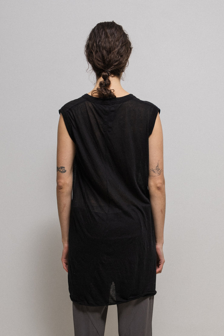 RICK OWENS - SS09 "STRUTTER" Elongated cotton tank top