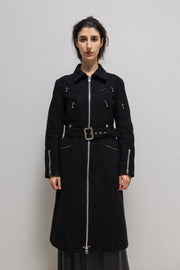 JUNYA WATANABE - FW07 Wool biker coat with zipper details (runway)