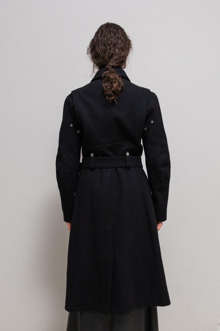 JUNYA WATANABE - FW07 Wool biker coat with zipper details (runway)