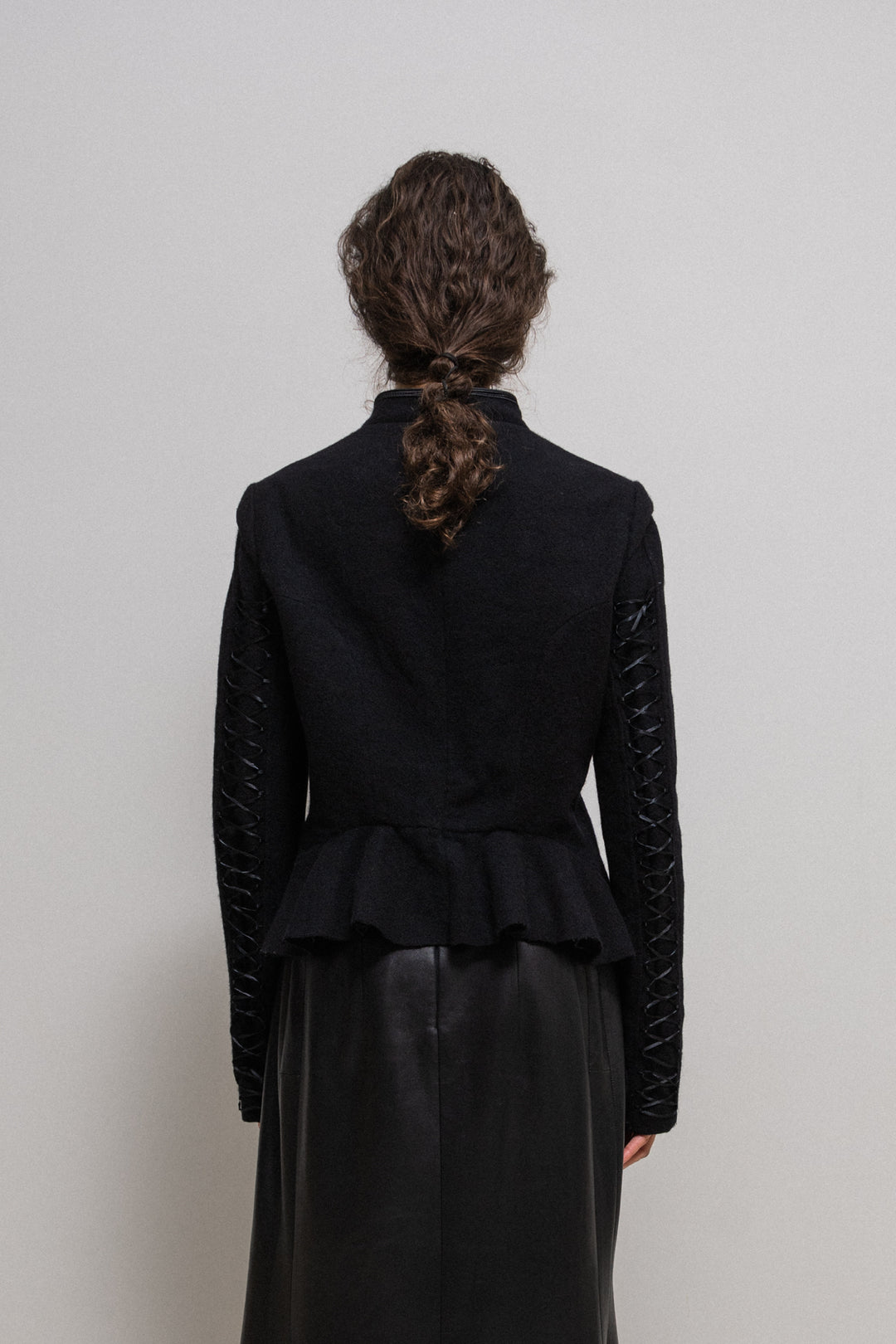 【超美品】【破格】copano86 French Jacket COMME DES GARÇONS - SS16 Textured cropped jacket with a