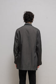 YOHJI YAMAMOTO Y'S FOR MEN - Wool and nylon jacket with warm lining