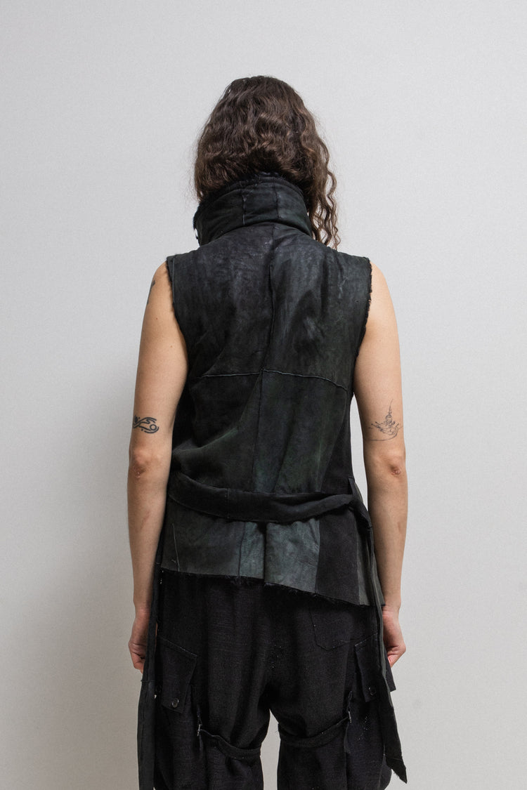 ANN DEMEULEMEESTER 2010AW フード付きジレ