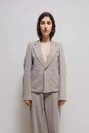 RICK OWENS - FW02 "SPARROWS" Virgin wool costume set jacket + pants (runway)