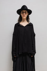 YOHJI YAMAMOTO - SS13 Double layer light jacket with long sides