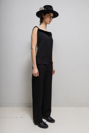 (Pre Sale) YOHJI YAMAMOTO - FW97 Fine wool jumpsuit with flap details and adjustable back straps (runway)