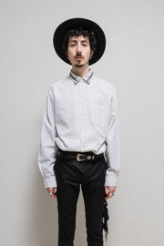 (Pre Sale) YOHJI YAMAMOTO GOTHIC - 1990’s Oversized cotton shirt with collar piping